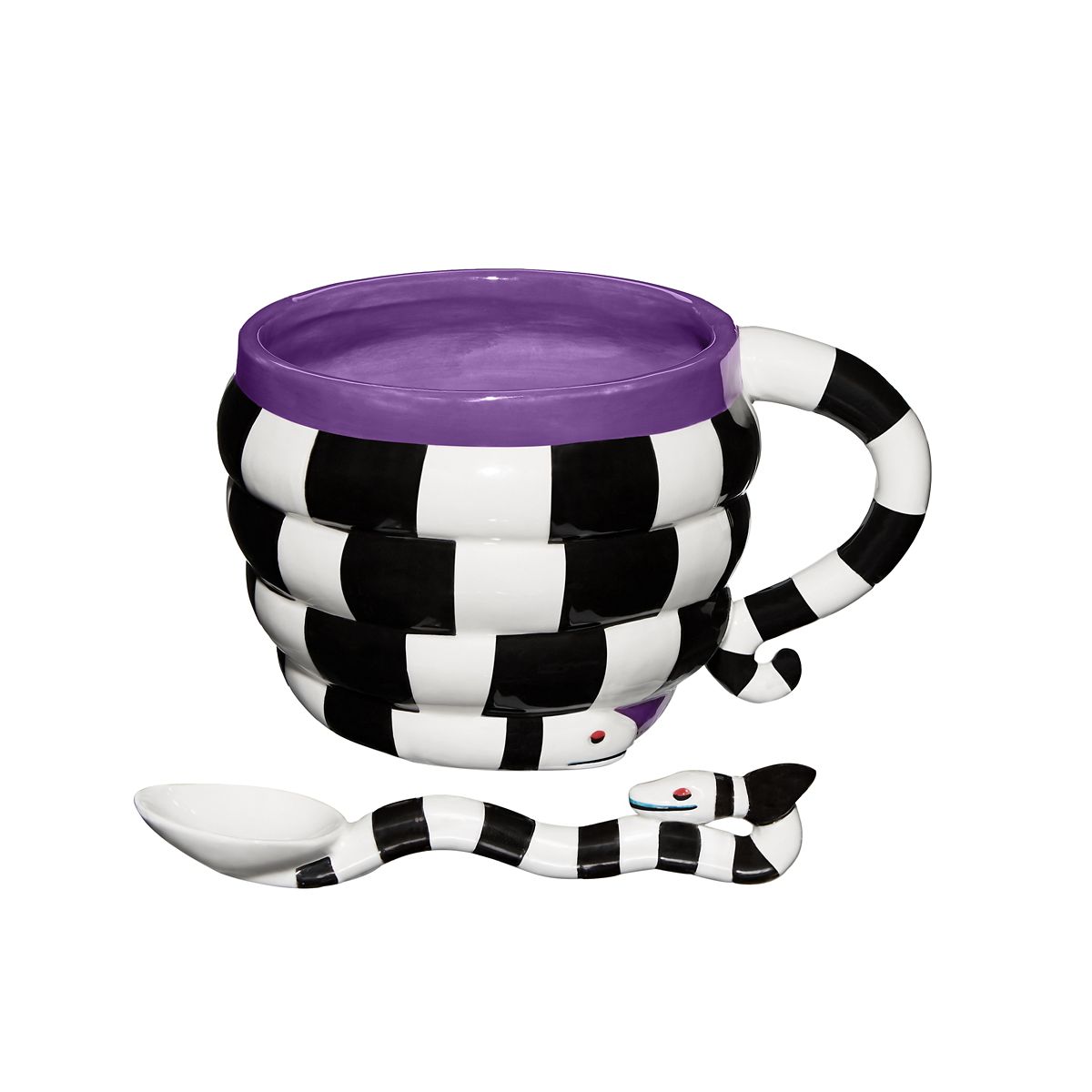 Sandworm Soup Mug With Spoon - Beetlejuice MULTI-COLOR