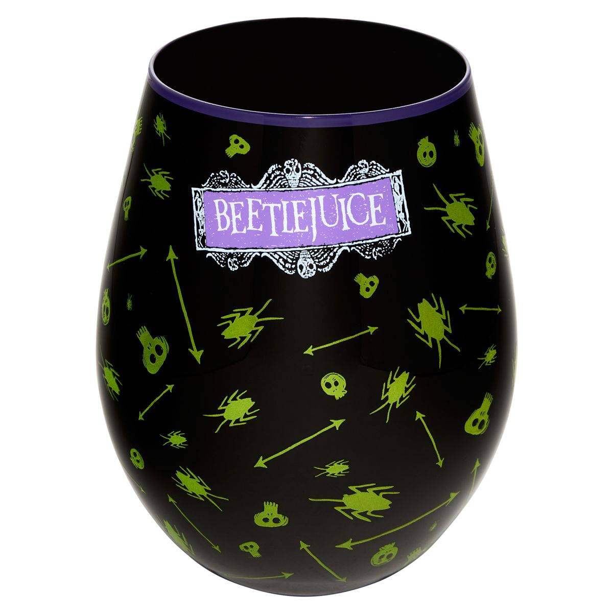 Bug Print Stemless Glass - Beetlejuice MULTI-COLOR