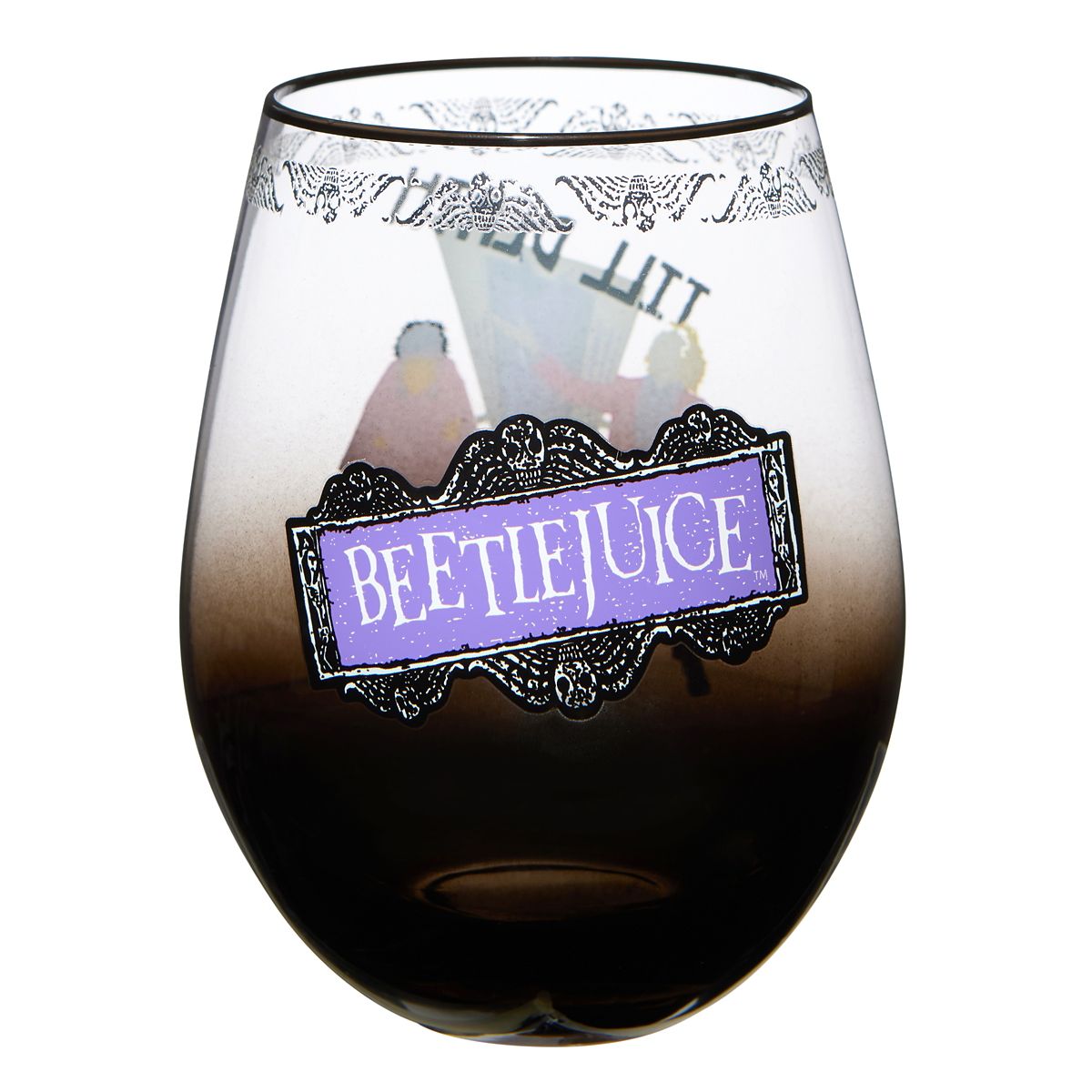 Till Death Us Do Part Stemless Glass - Beetlejuice MULTI-COLOR