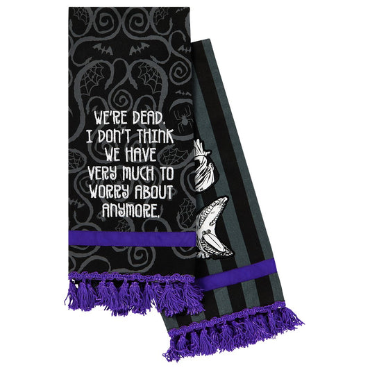 Adam and Barb Quote Dish Towel - Beetlejuice MULTI-COLOR