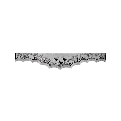 Light-Up LED Mantel Scarf - Hocus Pocus BLACK