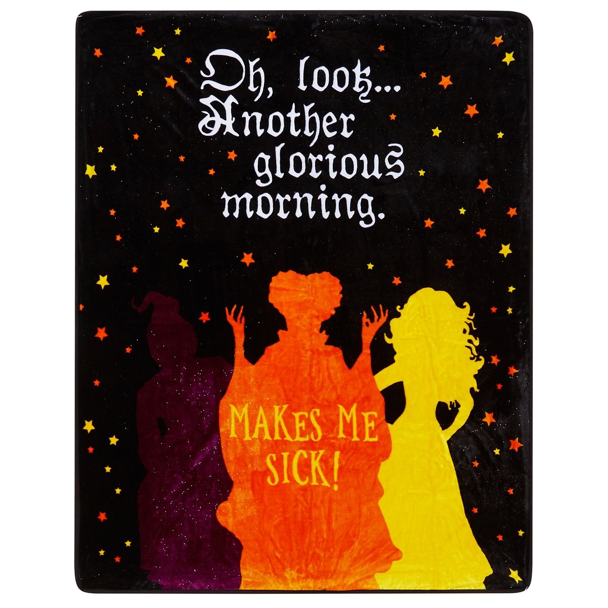 Makes Me Sick Fleece Blanket - Hocus Pocus MULTI-COLOR