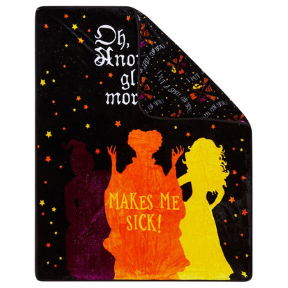 Makes Me Sick Fleece Blanket - Hocus Pocus MULTI-COLOR