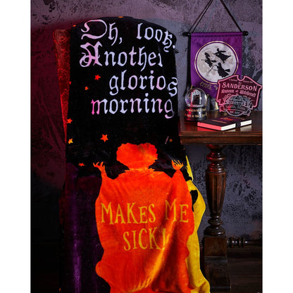Makes Me Sick Fleece Blanket - Hocus Pocus MULTI-COLOR