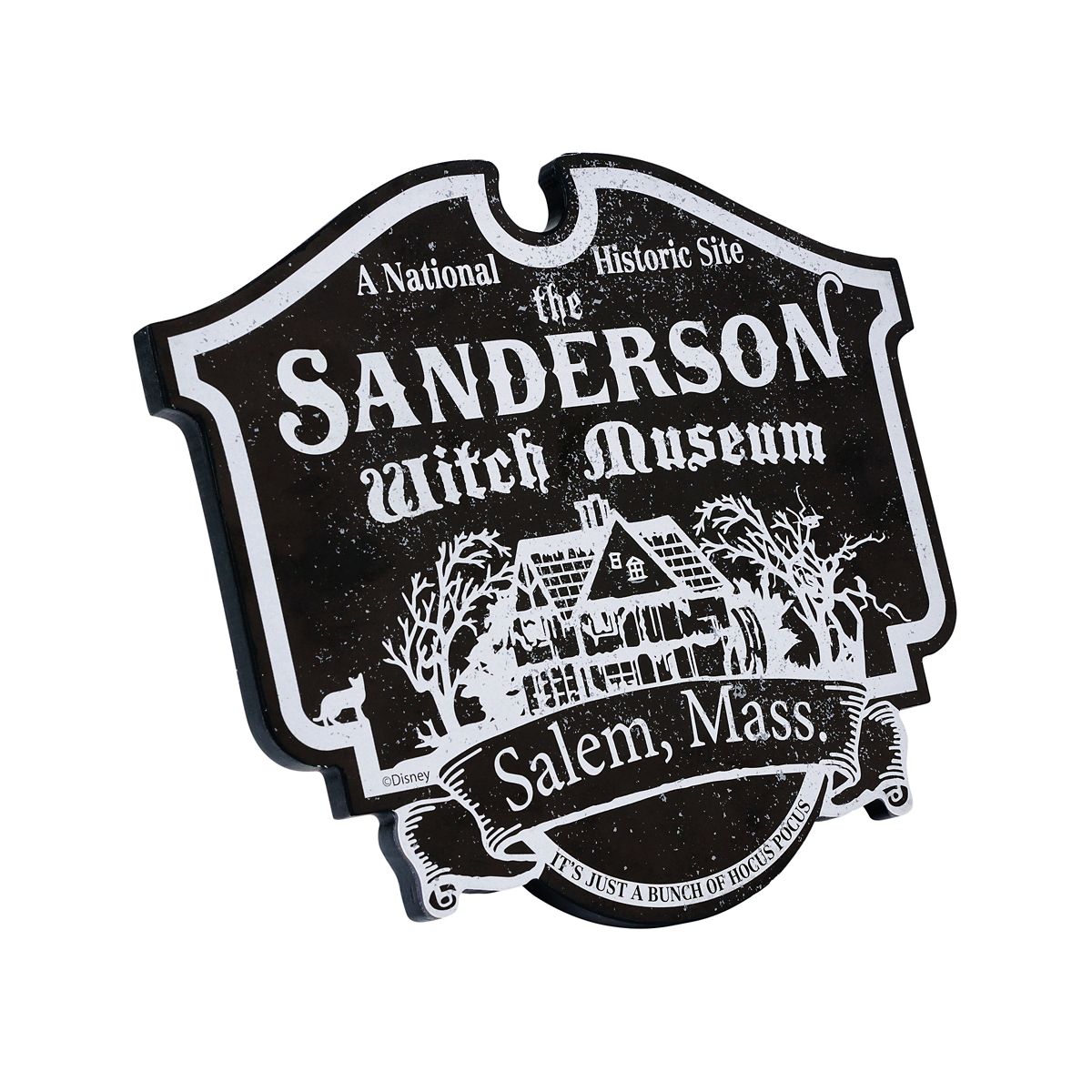 Sanderson Museum of Witchcraft Sign - Hocus Pocus BLACK