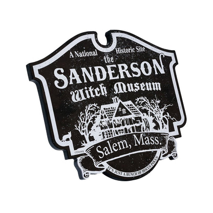 Sanderson Museum of Witchcraft Sign - Hocus Pocus BLACK