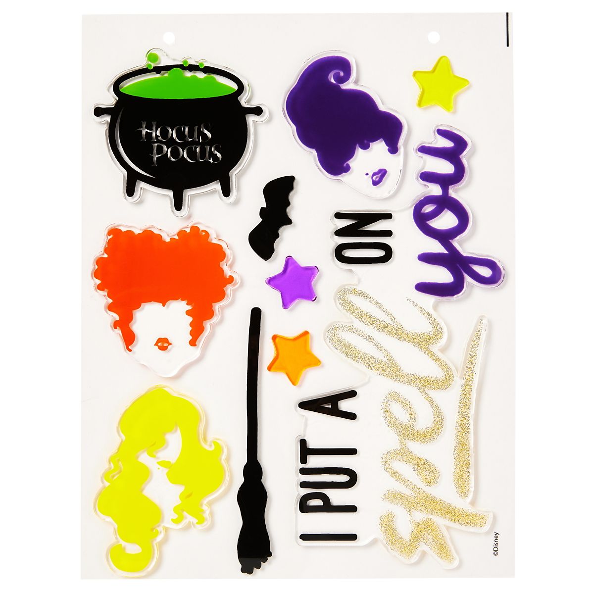 Hocus Pocus Gel Clings MULTI-COLOR