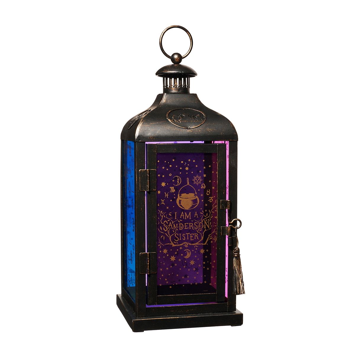 Hocus Pocus Multi-Colored Glass Lantern MULTI-COLOR