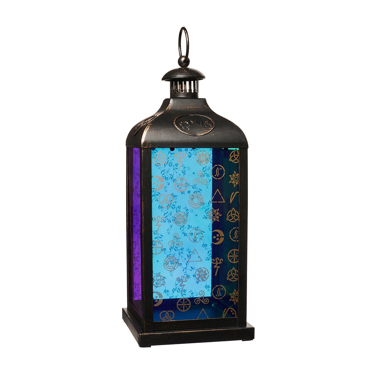 Hocus Pocus Multi-Colored Glass Lantern MULTI-COLOR