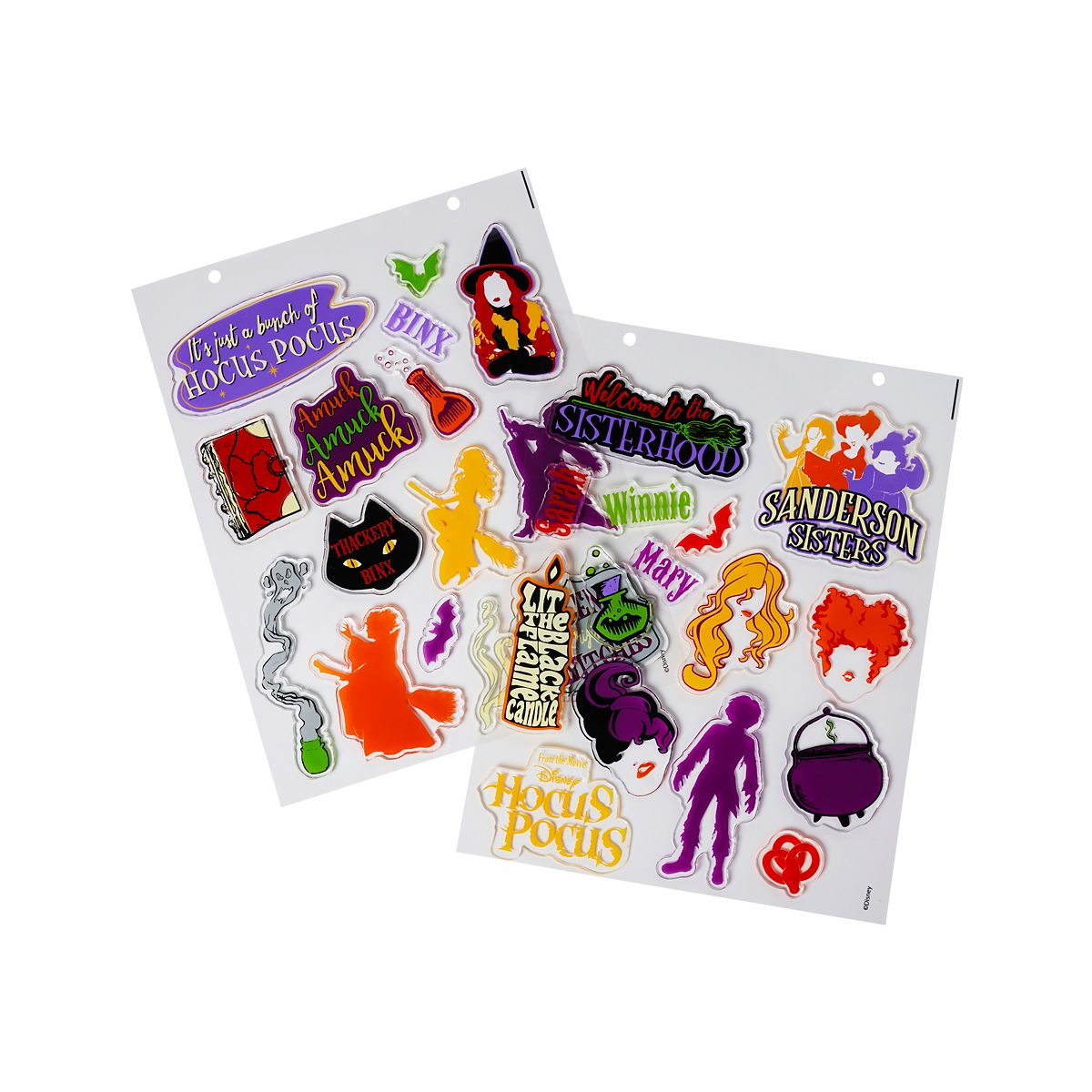 Hocus Pocus Gel Window Clings - Disney MULTI-COLOR