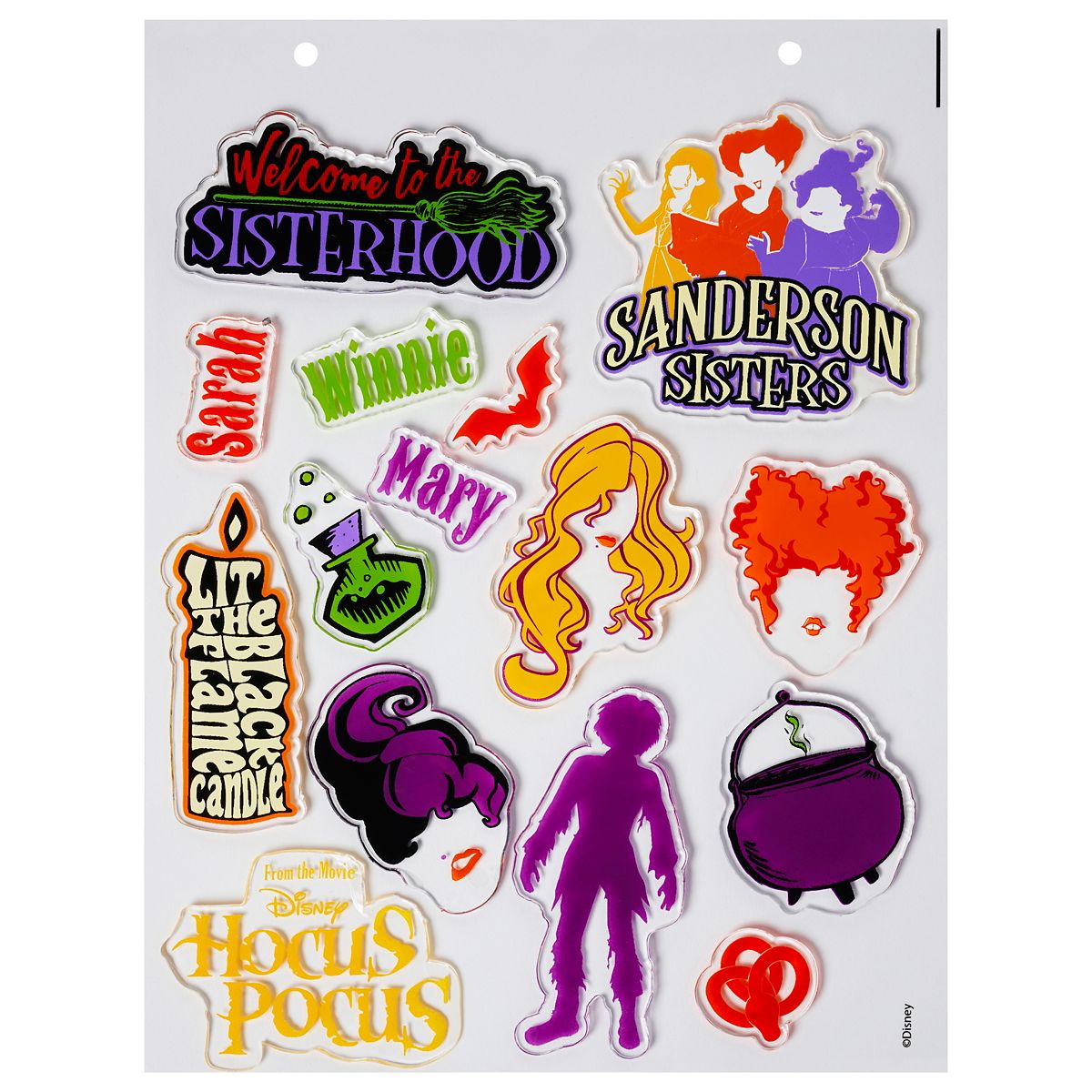 Hocus Pocus Gel Window Clings - Disney MULTI-COLOR