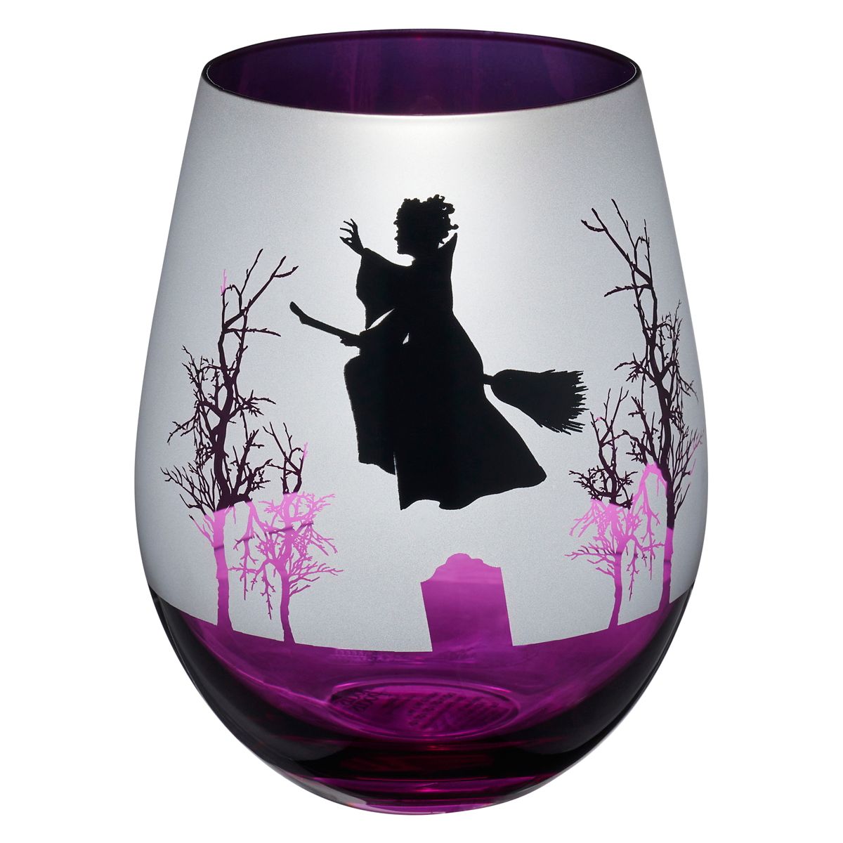 Hocus Pocus Frosted Stemless Glass - 16 oz. MULTI-COLOR