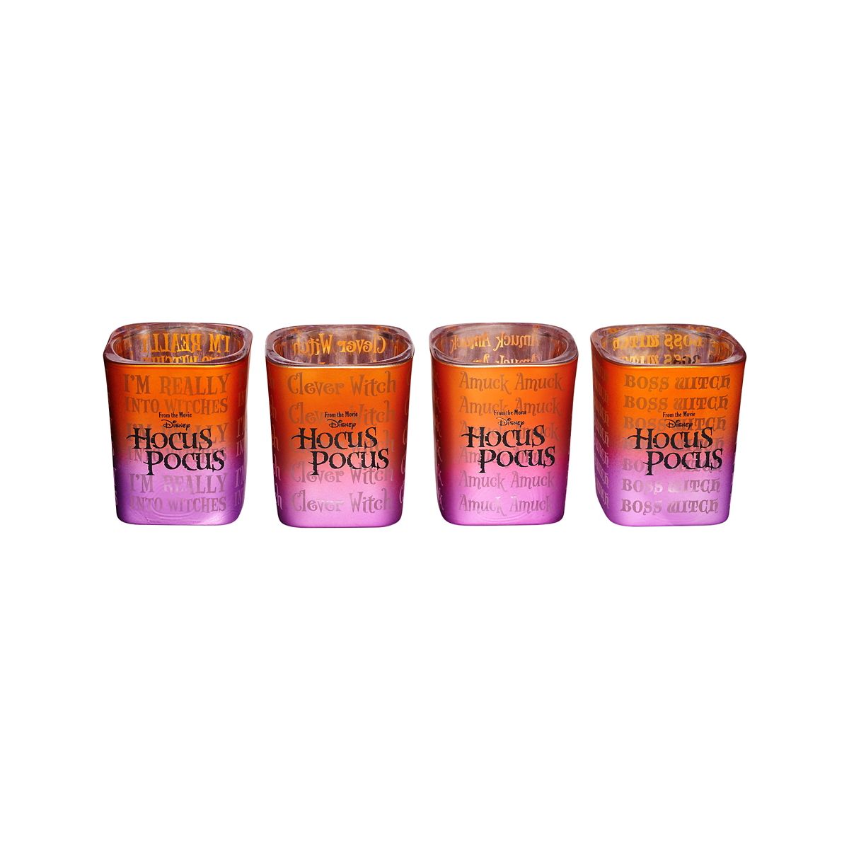 Hocus Pocus Mini Glass Set 4 Pack - Disney MULTI-COLOR