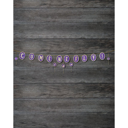 Come We Fly Banner - Hocus Pocus MULTI-COLOR