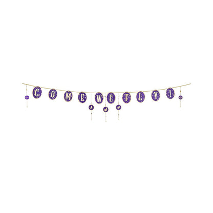 Come We Fly Banner - Hocus Pocus MULTI-COLOR