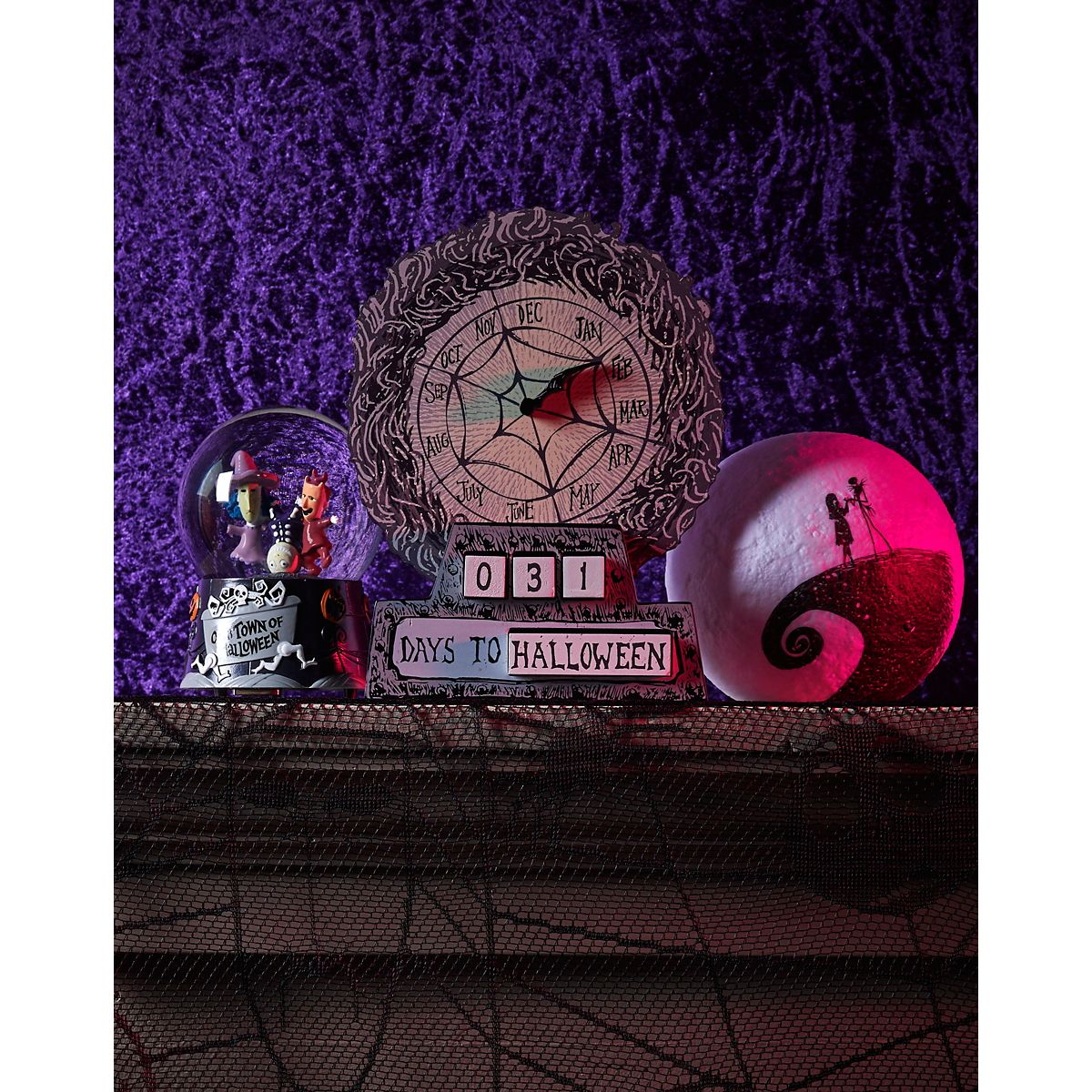 Wood Block X-Mas and Halloween Countdown - The Nightmare Before Christmas MULTI-COLOR
