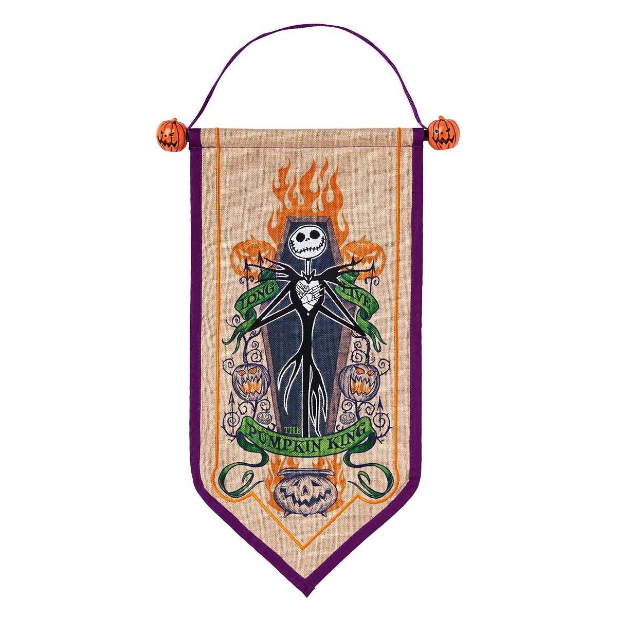 Long Live the Pumpkin King Banner - The Nightmare Before Christmas MULTI-COLOR
