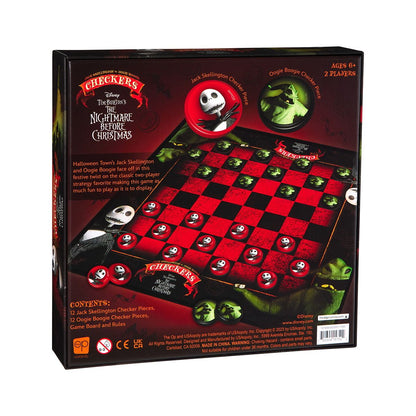 Jack Skellington vs. Oogie Boogie Checkers Set - The Nightmare Before Christmas MULTI-COLOR