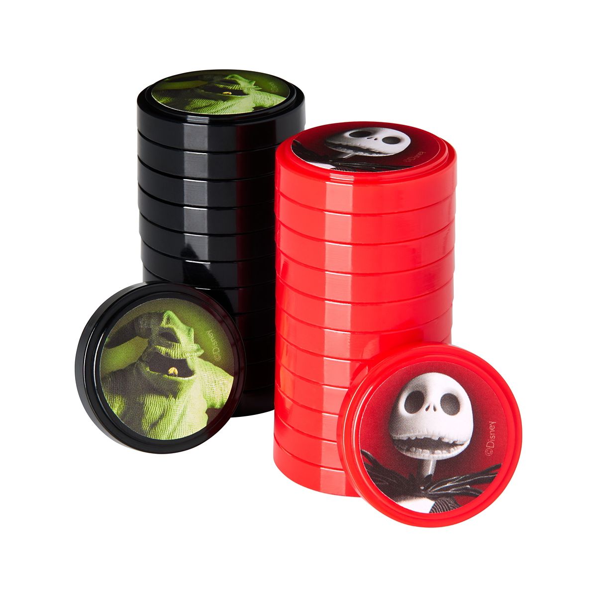 Jack Skellington vs. Oogie Boogie Checkers Set - The Nightmare Before Christmas MULTI-COLOR