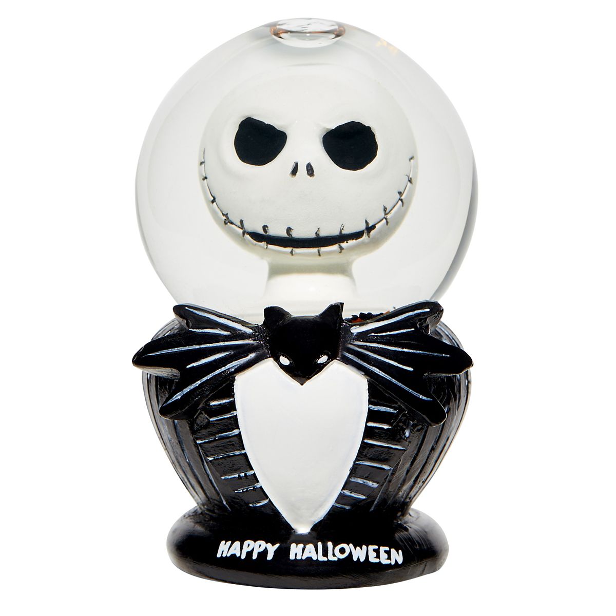 Mini Jack Skellington Snow Globe - The Nightmare Before Christmas BLACK AND WHITE