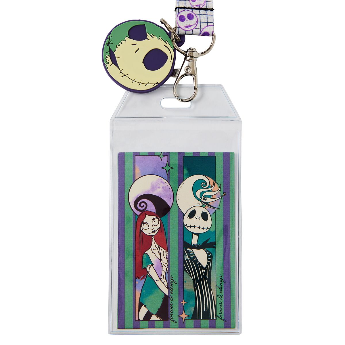 Jack Skellington and Sally Tarot Lanyard - The Nightmare Before Christmas MULTI-COLOR
