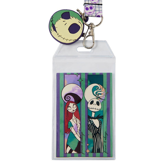 Jack Skellington and Sally Tarot Lanyard - The Nightmare Before Christmas MULTI-COLOR