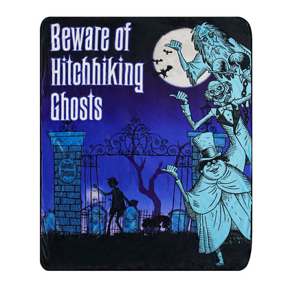 Hitchhiking Ghosts The Haunted Mansion Fleece Blanket - Disney MULTI-COLOR