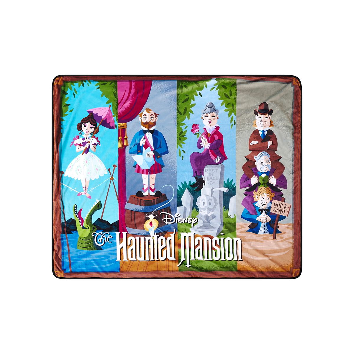 Disney The Haunted Mansion Portrait Fleece Blanket MULTI-COLOR