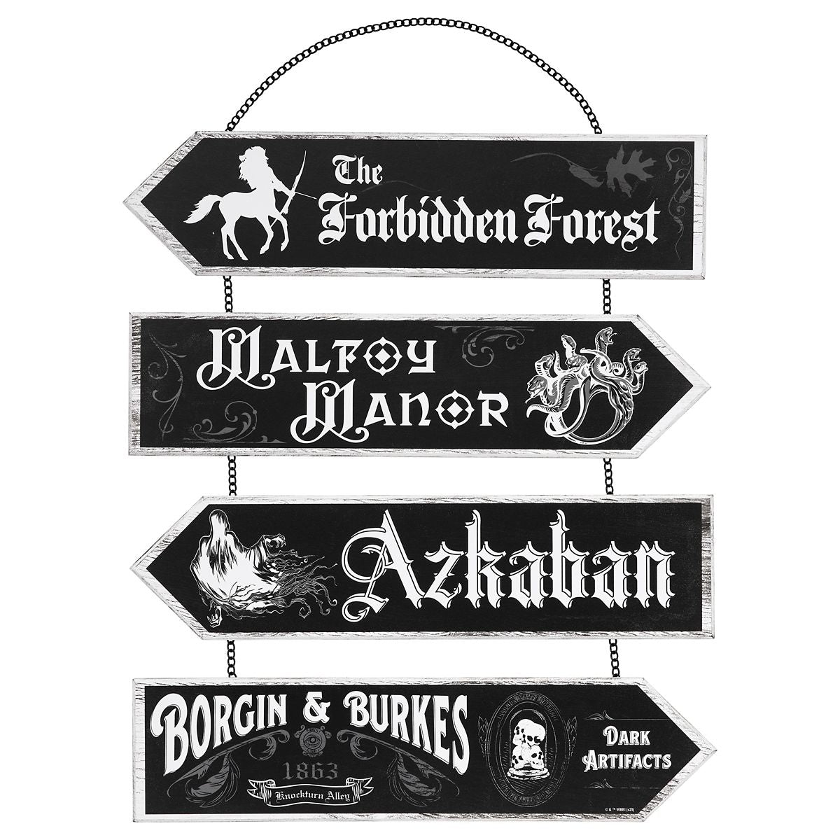 Dark Directions Sign - Harry Potter BLACK / MULTI