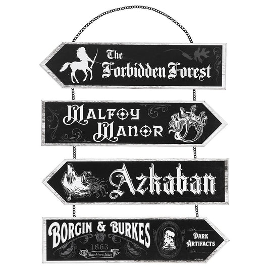 Dark Directions Sign - Harry Potter BLACK / MULTI