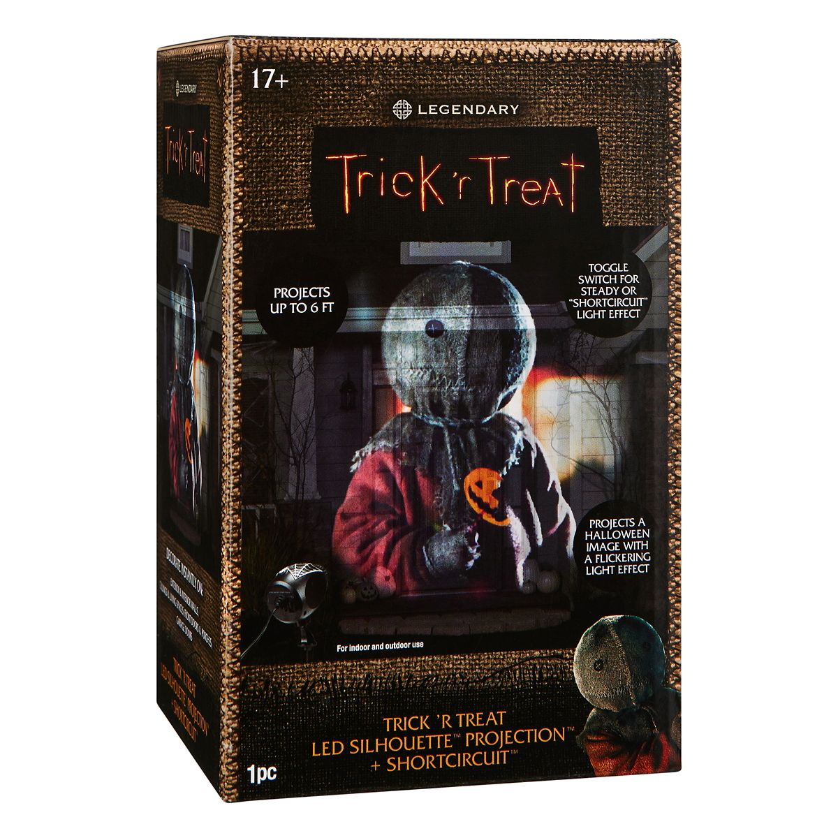 LED Trick 'r Treat Slides Projection Spotlight MULTI-COLOR
