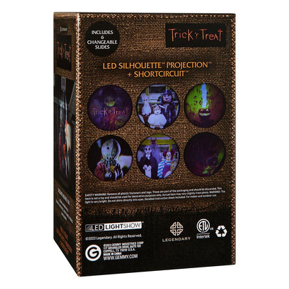 LED Trick 'r Treat Slides Projection Spotlight MULTI-COLOR