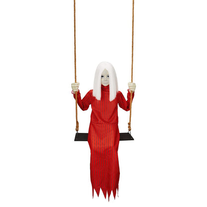 Ghostly Swing Girl Static Prop