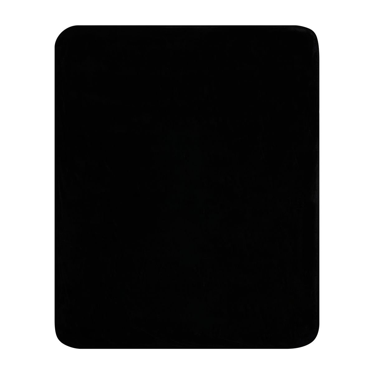 Ghost Print Fleece Blanket BLACK AND WHITE