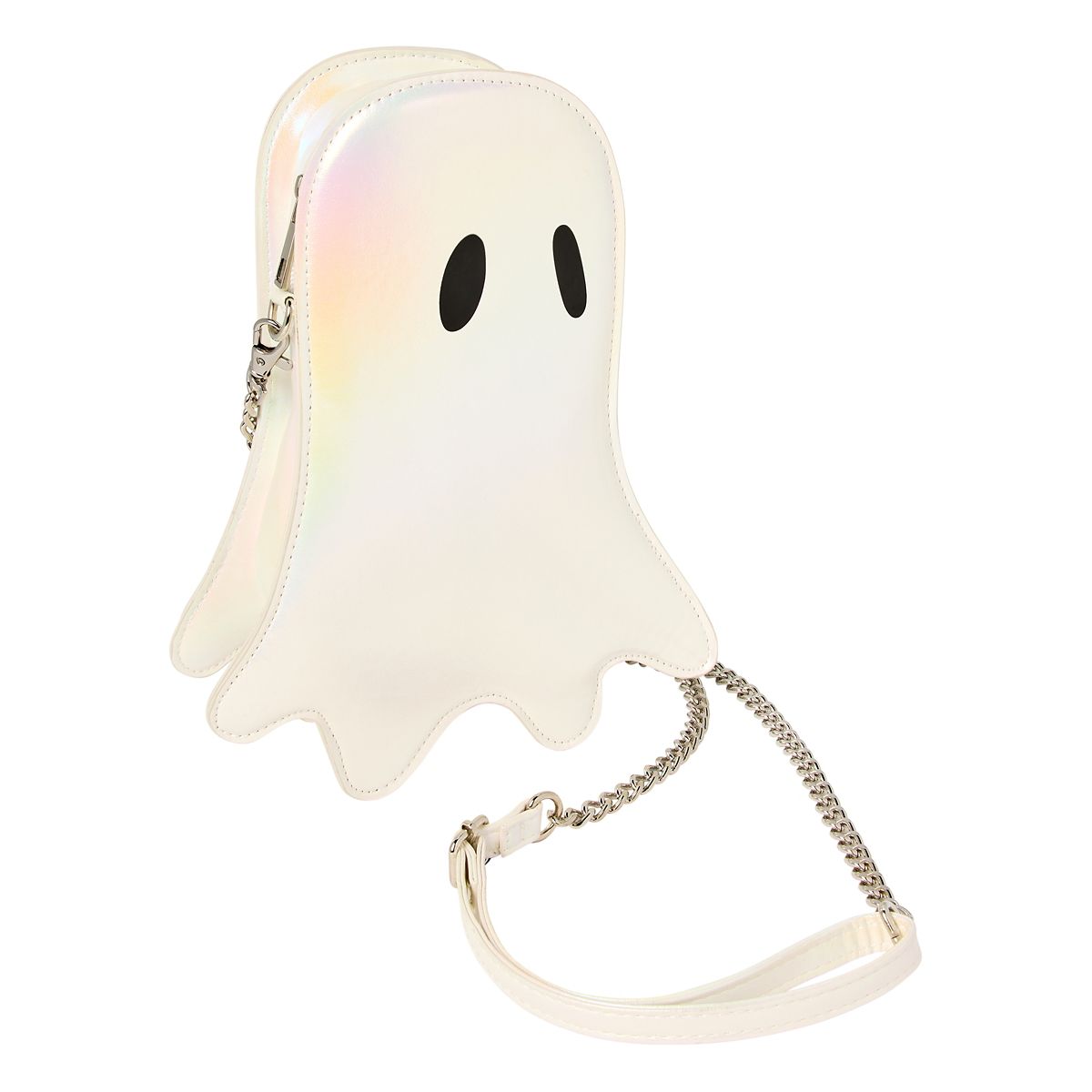 Iridescent Ghost Crossbody Bag WHITE