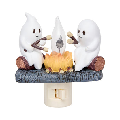 Ghost Campfire Night Light WHITE - MULTI
