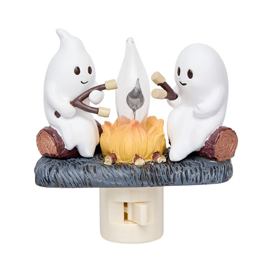 Ghost Campfire Night Light WHITE - MULTI