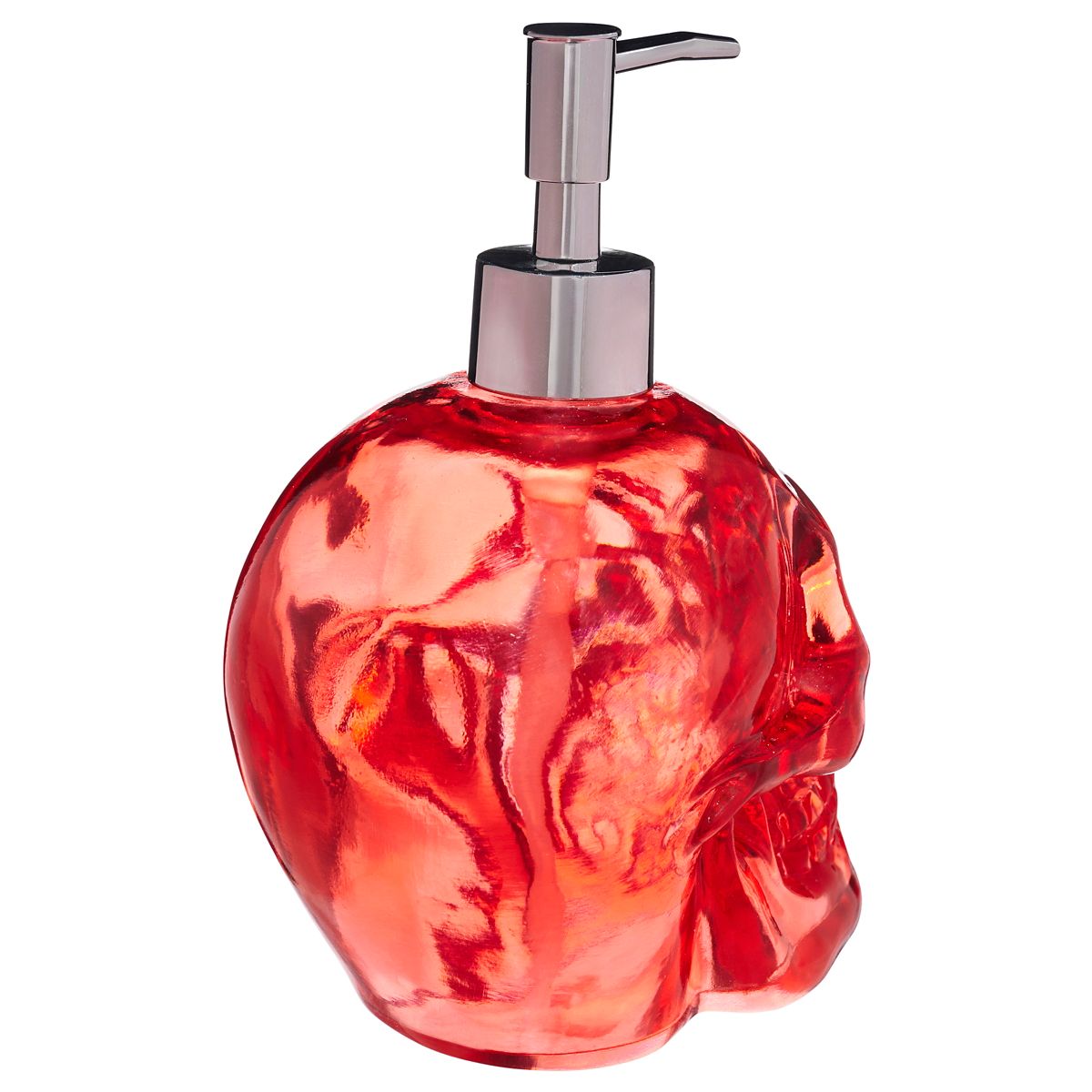 Gothic Skull Soap Dispenser RED
