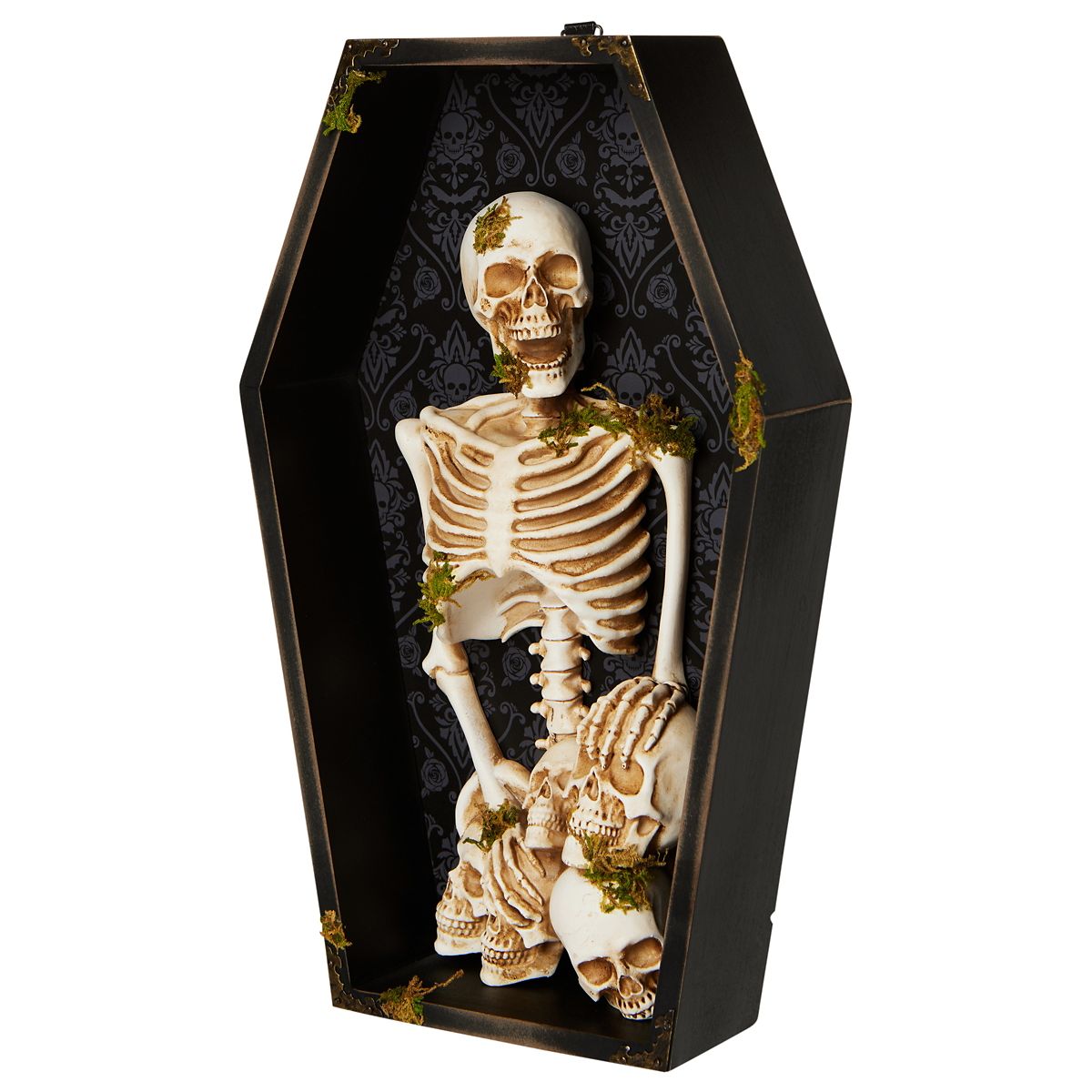 Gothic Noir Skeleton Coffin Sign MULTI-COLOR