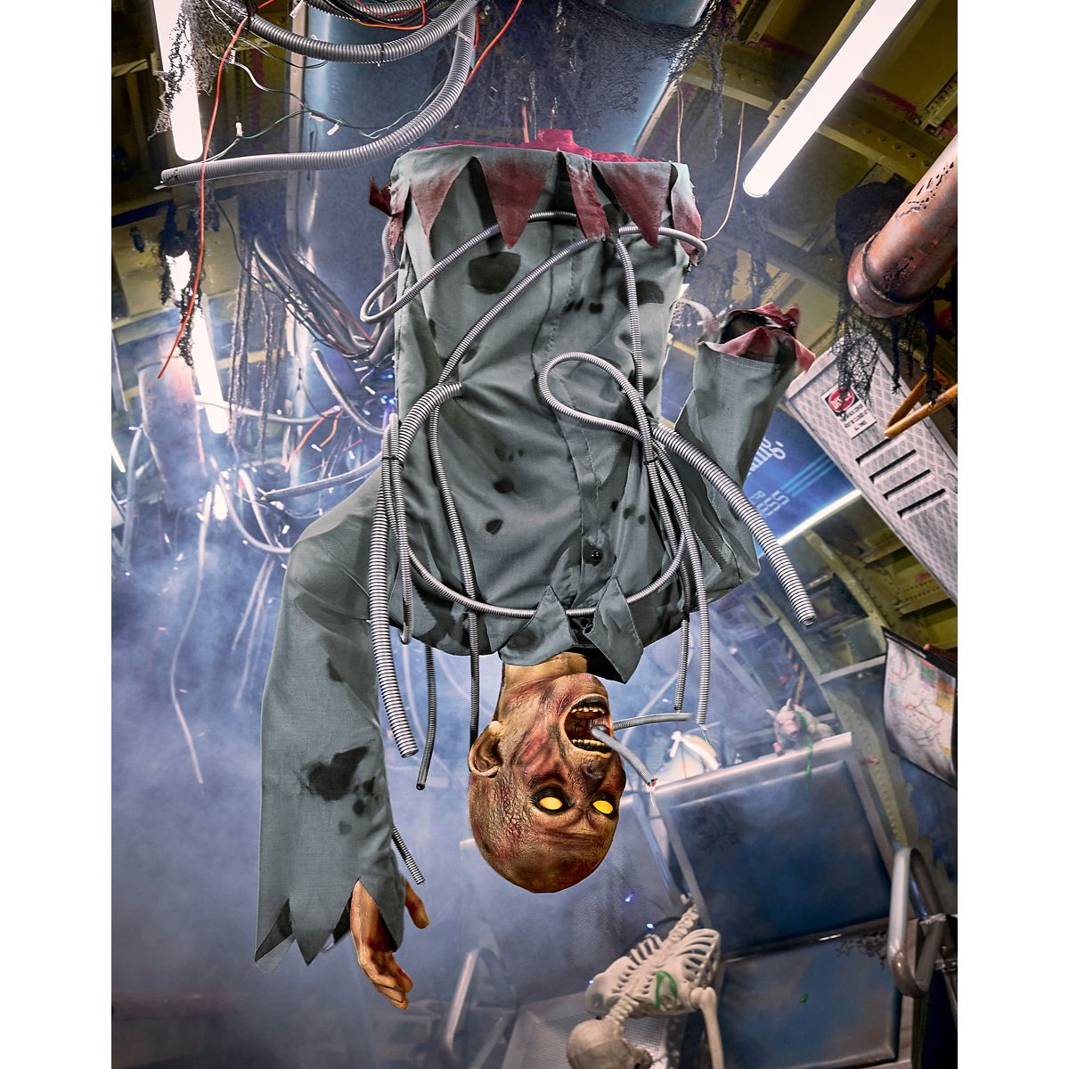 3 Ft 6 In Electrified Corpse Animatronic MULTI-COLOR