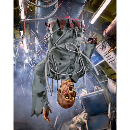 3 Ft 6 In Electrified Corpse Animatronic MULTI-COLOR