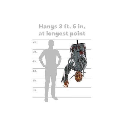 3 Ft 6 In Electrified Corpse Animatronic MULTI-COLOR
