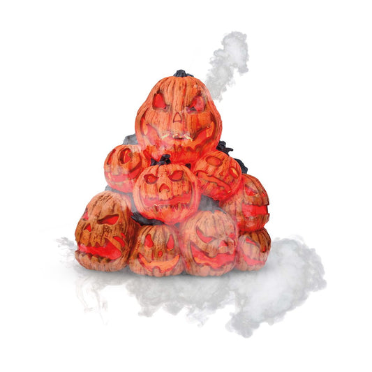 Light-Up Fogging Pumpkin Pile MULTI-COLOR