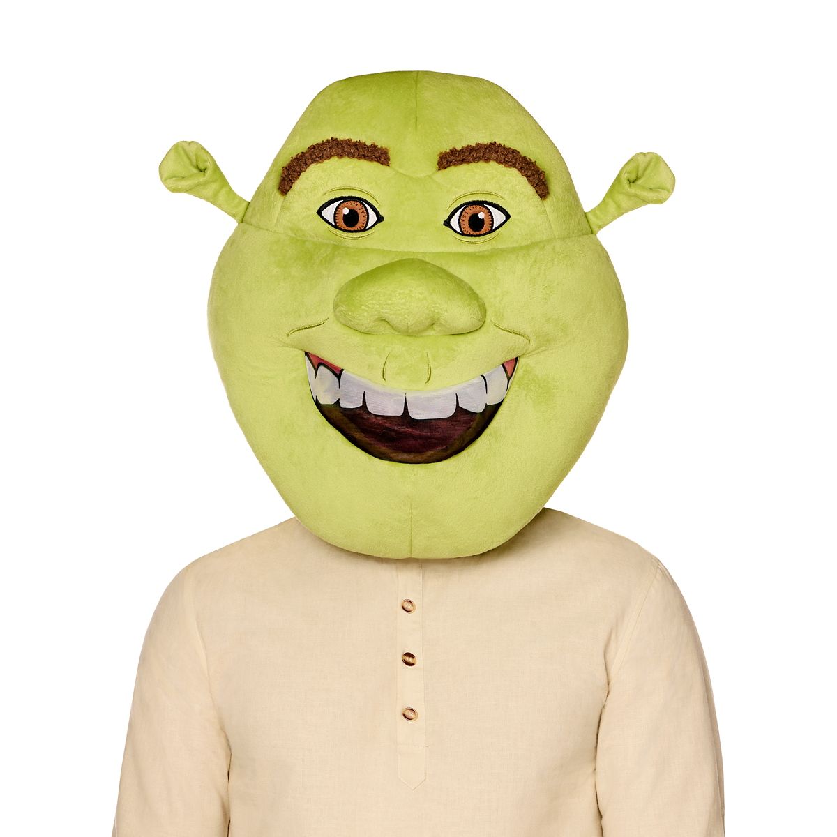 Shrek Mascot Head Full Mask GREEN