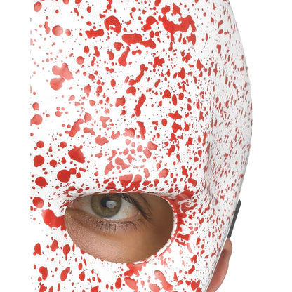 Bloody Hockey Half Mask WHITE - MULTI