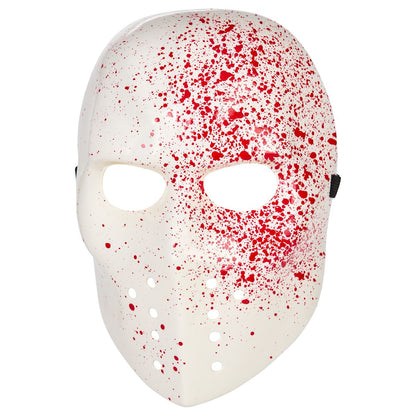 Bloody Hockey Half Mask WHITE - MULTI