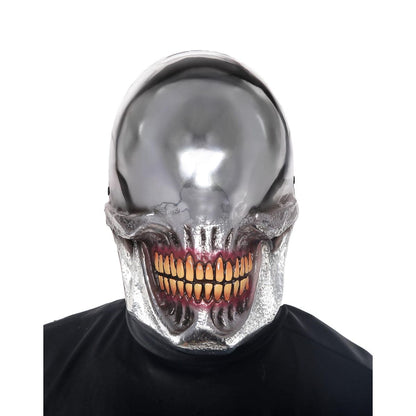 Chrome Smile Half Mask SILVER