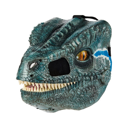 Blue Moving Mouth Half Mask - Jurassic Park BLUE