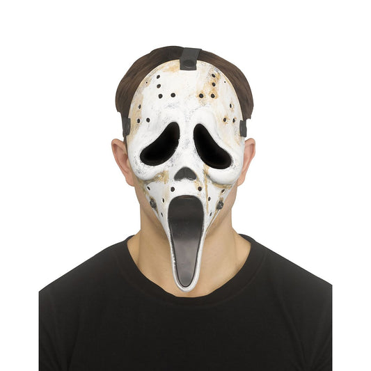 Kids Ghost Face Hockey Half Mask MULTI-COLOR