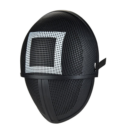 Manager Half Mask -  Squid Game BLACK